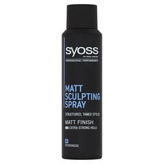 Syoss Matt Sculpting hiussuihke 150 ml hinta ja tiedot | Kampaamotuotteet | hobbyhall.fi