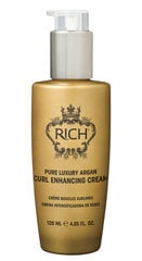 RICH Pure Luxury Argan Curl Enhancing Cream 120 ml hinta ja tiedot | Kampaamotuotteet | hobbyhall.fi