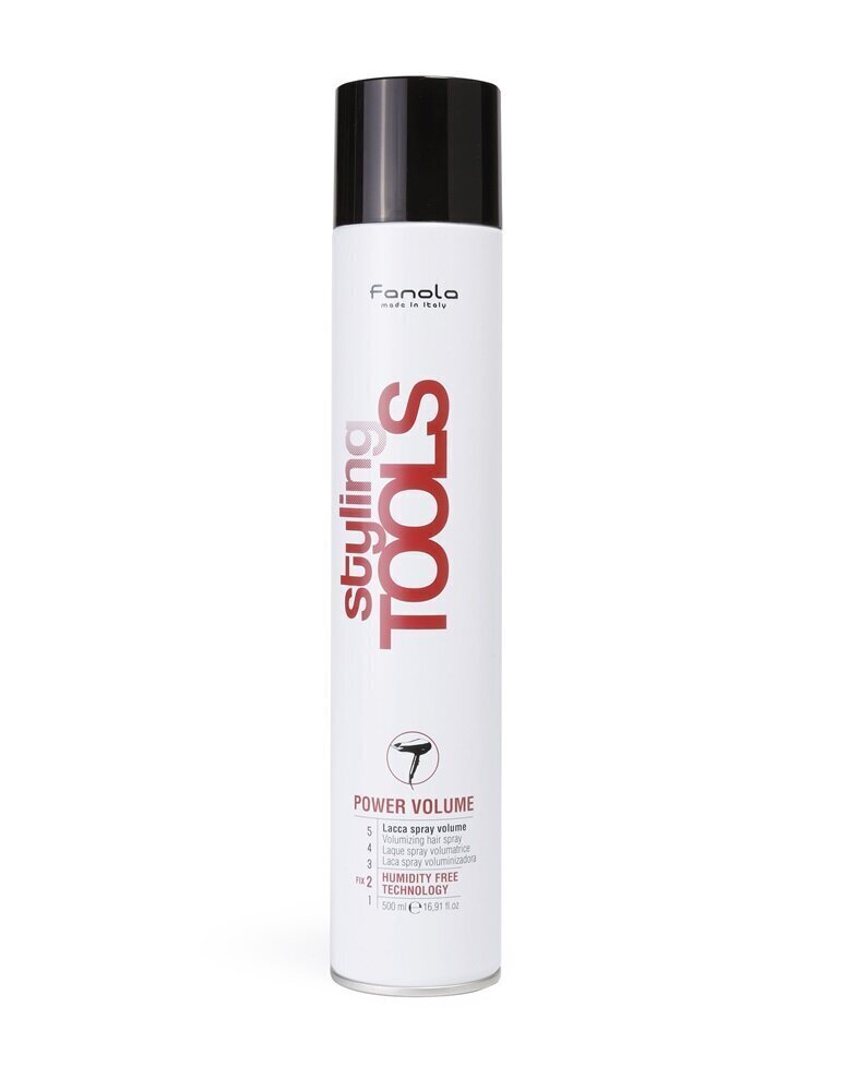 Fanola Styling Tools Power Volume volyymilakka 500 ml hinta ja tiedot | Kampaamotuotteet | hobbyhall.fi