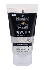 Schwarzkopf Taft Power Invisible -hiusgeeli miehille 150 ml hinta ja tiedot | Kampaamotuotteet | hobbyhall.fi