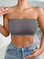 Solid Bandeau Bra·Grey·L hinta ja tiedot | Rintaliivit | hobbyhall.fi