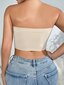 Solid Bandeau Bra·Khaki·M hinta ja tiedot | Rintaliivit | hobbyhall.fi