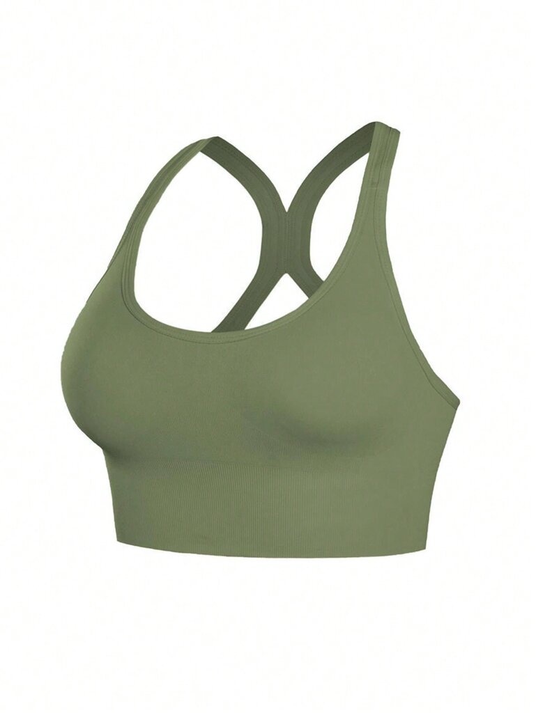 Saumattomat urheilurintaliivit Iskunkestävät Push Up Running Tank Top Joogarintaliivit Selkä Beauty Thin Section Lift Kainaloliivit, Ei Underwire·Vihreä·M hinta ja tiedot | Rintaliivit | hobbyhall.fi