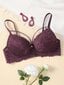 Kukkapitsivaljaat Underwire-rintaliivit alusvaatteet·violetti·75C hinta ja tiedot | Rintaliivit | hobbyhall.fi