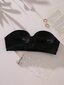 Solid Underwire Bra·Musta·85C hinta ja tiedot | Rintaliivit | hobbyhall.fi