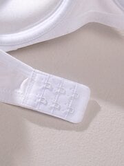 Solid Underwire Bra·White·75C hinta ja tiedot | Rintaliivit | hobbyhall.fi