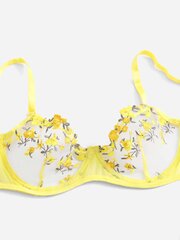 Embroidery Mesh Underwire Alusvaatteet Set·Musta·L hinta ja tiedot | Rintaliivit | hobbyhall.fi