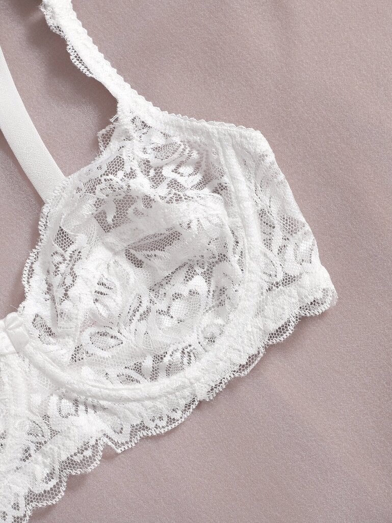 2kpl kukkapitsi Underwire-rintaliivit alusasusetti·Multicolor·XL hinta ja tiedot | Rintaliivit | hobbyhall.fi