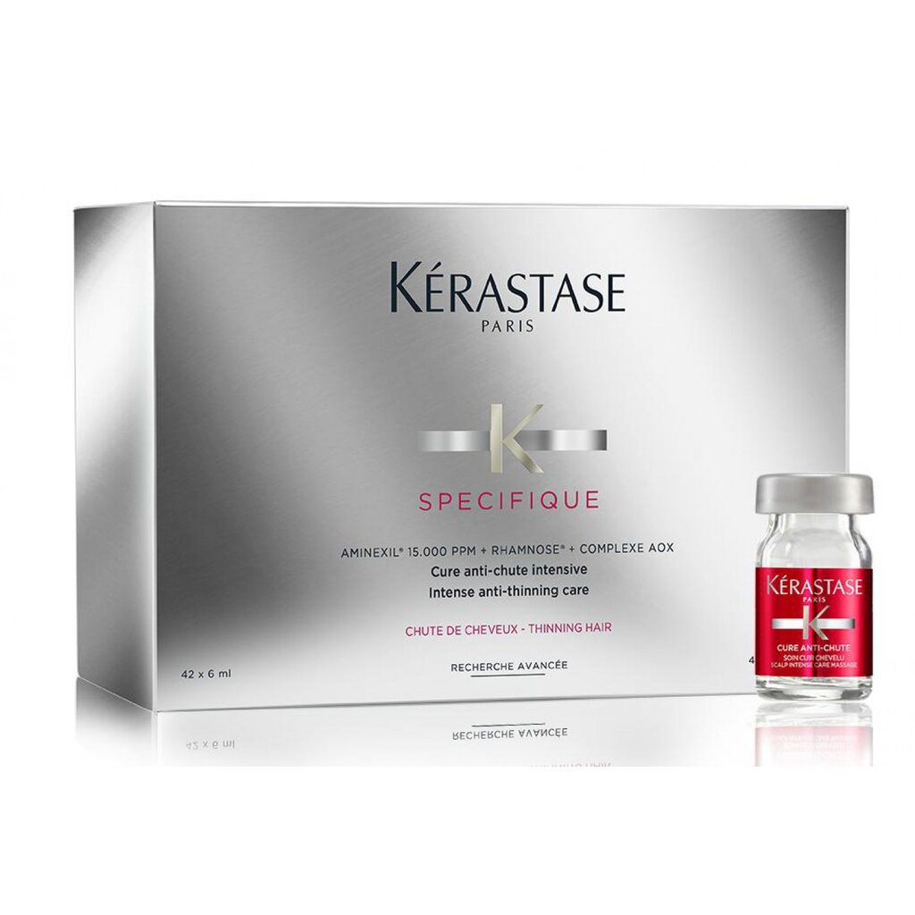 Kérastase Spécifique Cure Anti-Chute Intensive Aminexil hiusseerumi 252 ml hinta ja tiedot | Naamiot, öljyt ja seerumit | hobbyhall.fi