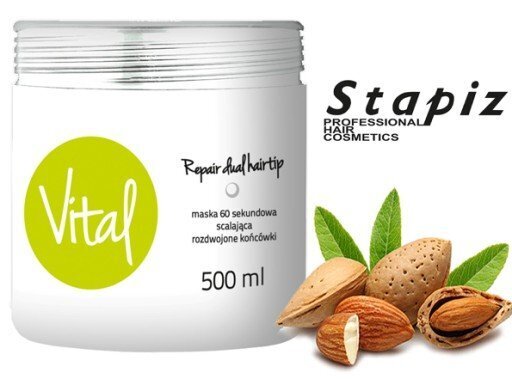 Stapiz Vital Repair Dual Hairtip Mask 60s hiusnaamio 500 ml hinta ja tiedot | Naamiot, öljyt ja seerumit | hobbyhall.fi