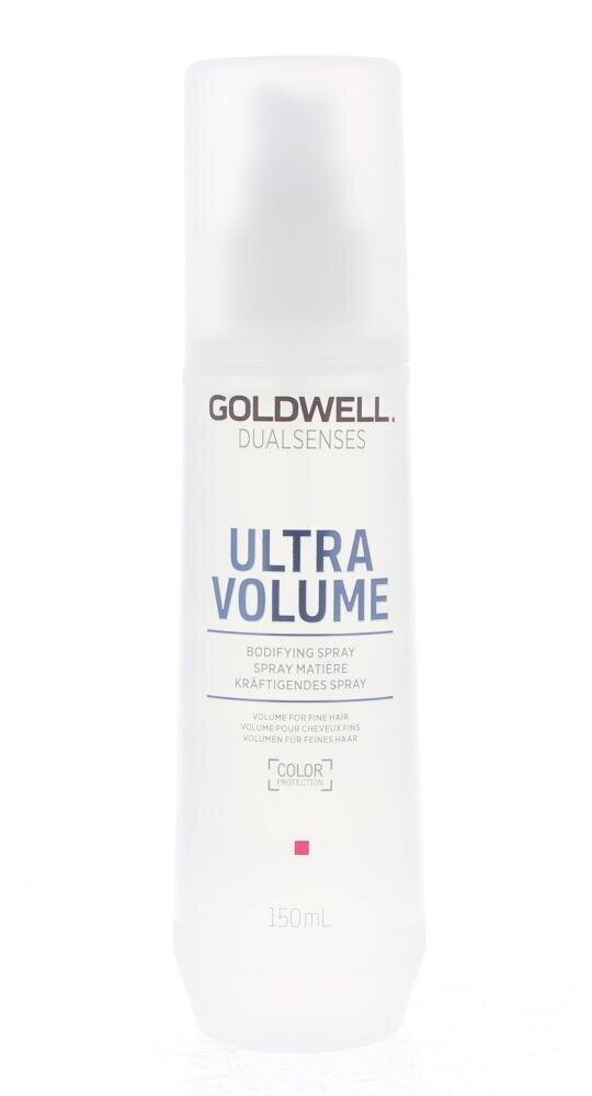 Hiuslakka volyymille Goldwell Dualsenses Ultra Volume Spray 150ml hinta ja tiedot | Naamiot, öljyt ja seerumit | hobbyhall.fi