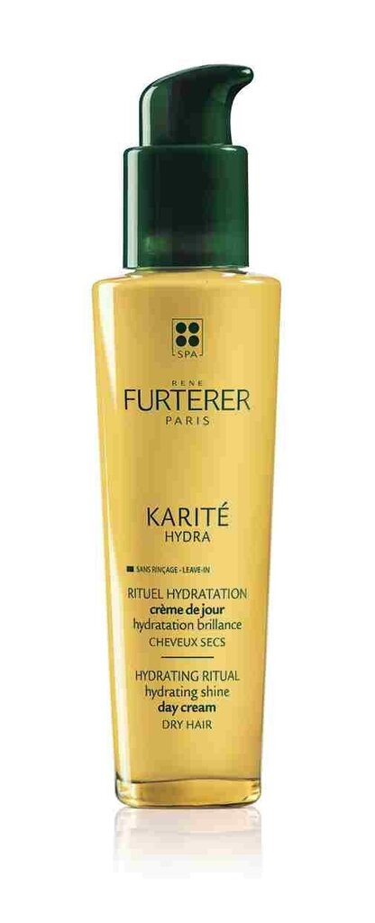 Kosteuttava hiusvoide Rene Furterer Karite Hydra 100 ml. hinta ja tiedot | Naamiot, öljyt ja seerumit | hobbyhall.fi