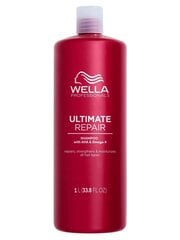 shampoo vaurioituneille hiuksille wella professionals ultimate repair, 1000 ml hinta ja tiedot | Shampoot | hobbyhall.fi