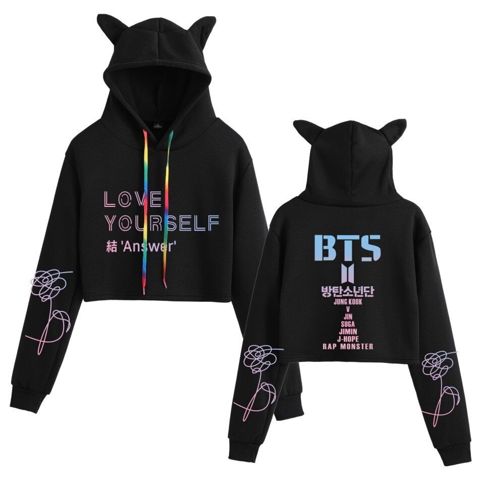 BTS Unisex Casual Print -huppari hinta ja tiedot | Miesten kerrastot | hobbyhall.fi