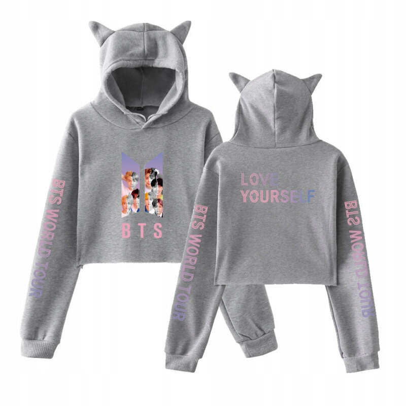 BTS Unisex Casual Print -huppari hinta ja tiedot | Miesten kerrastot | hobbyhall.fi