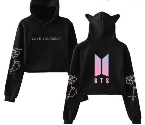 BTS Unisex Casual Print -huppari hinta ja tiedot | Miesten kerrastot | hobbyhall.fi