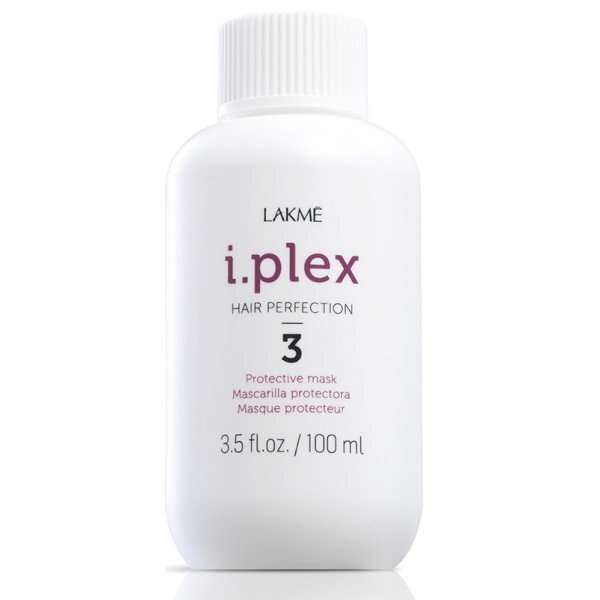 Suojaava hiusnaamari Lakme I.PLEX 3 Hair Perfection 100 ml hinta ja tiedot | Naamiot, öljyt ja seerumit | hobbyhall.fi