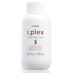 Suojaava hiusnaamari Lakme I.PLEX 3 Hair Perfection 100 ml hinta ja tiedot | Hiusnaamiot, öljyt ja seerumit | hobbyhall.fi