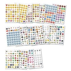 912 kpl Emoji-tarroja monivärisiä tarroja hinta ja tiedot | Manikyyri- ja pedikyyritarvikkeet | hobbyhall.fi