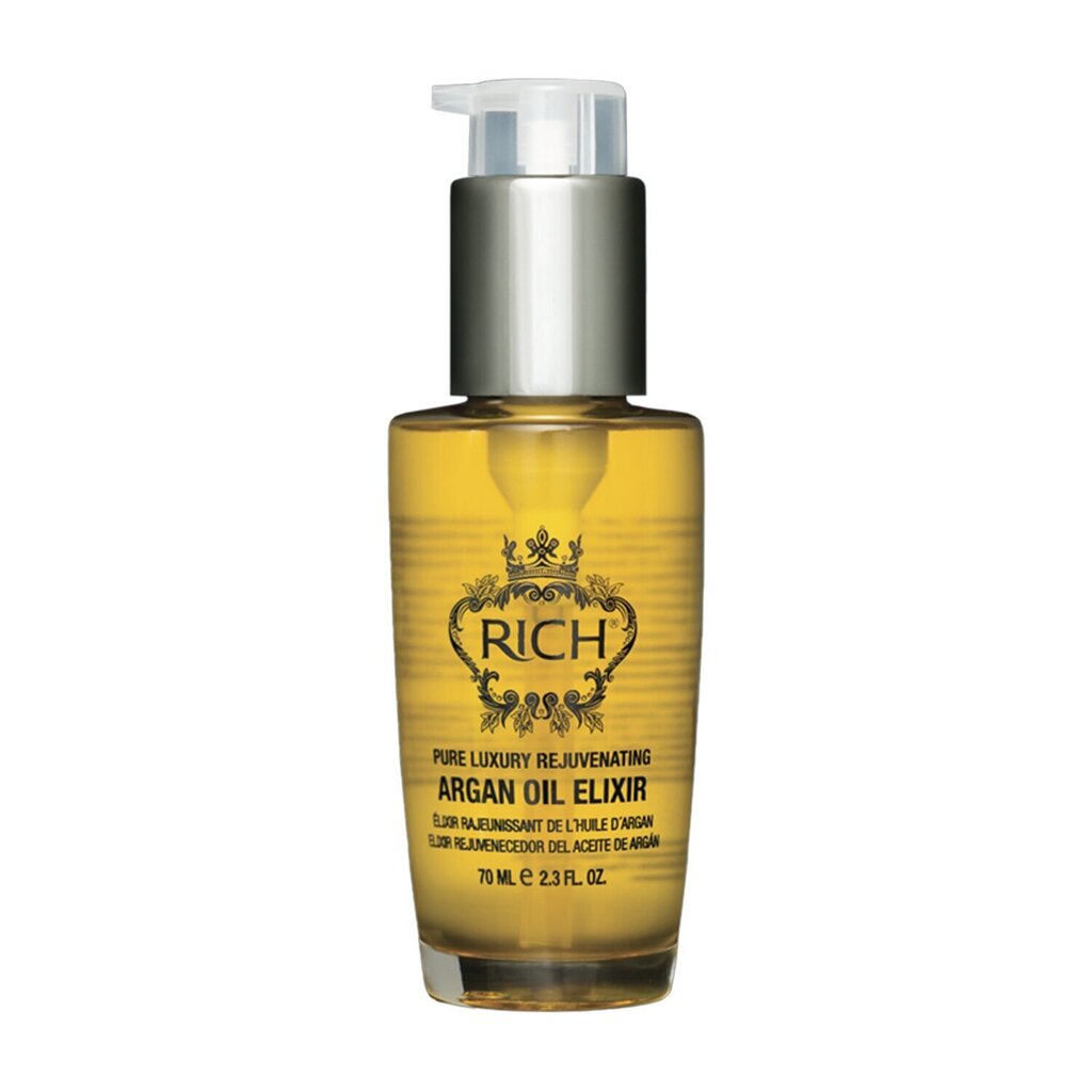 RICH Pure Luxury Rejuvenating Argan Oil -eliksiiri 70 ml hinta ja tiedot | Naamiot, öljyt ja seerumit | hobbyhall.fi