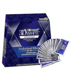 3D White Luxe Professional Effects hampaiden valkaisusarja - 3D-ammattimaiset valkaisunauhat hinta ja tiedot | Suuhygienia | hobbyhall.fi