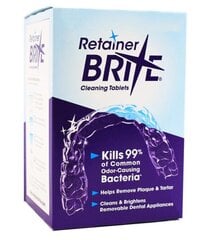 (96 kpl (1 per pakkaus)) Retainer Brite Cleaning Tablets hinta ja tiedot | Suuhygienia | hobbyhall.fi