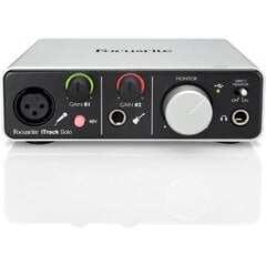 Focusrite iTrack Solo Lightning hinta ja tiedot | Äänikortit | hobbyhall.fi