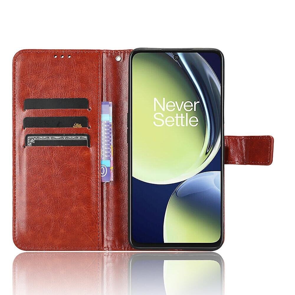 Yhteensopiva Oneplus Nord Ce 3 Lite Wallet Pu -nahkaisen läppäkotelon kanssa, jossa on korttipaikat Pehmeä TPU-sisäsuoja hinta ja tiedot | Puhelimen kuoret ja kotelot | hobbyhall.fi