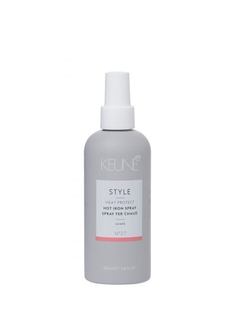 Keune Style Hot Iron Lämpösuojasuihke 200 ml hinta ja tiedot | Hiusnaamiot, öljyt ja seerumit | hobbyhall.fi