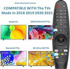 Korvaava LG Magic -kaukosäädin Smart TV:lle, Low Power Technology -kaukosäädin Akb75855501:lle, An-mr20ga, an-mr19bag ääni- ja osoitintoiminnolla INORCO hinta ja tiedot | Ohjain- ja laajennuskortit | hobbyhall.fi