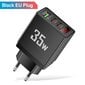 USB-laturi 35W Quick Charge 3.0 LED-näytöllä PD Type C -seinäsovittimet Puhelimen pikalatauslaturi iPhonelle Samsung Xiaomi hinta ja tiedot | Puhelimen laturit | hobbyhall.fi