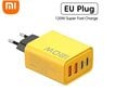 Xiaomi 10A 120W Ultra Fast Charger Kaapeli Super Fast Charger 4 Port USBC PD Quick Charging TypeC Laturi Xiaomi iPhone Huaweille hinta ja tiedot | Puhelimen laturit | hobbyhall.fi