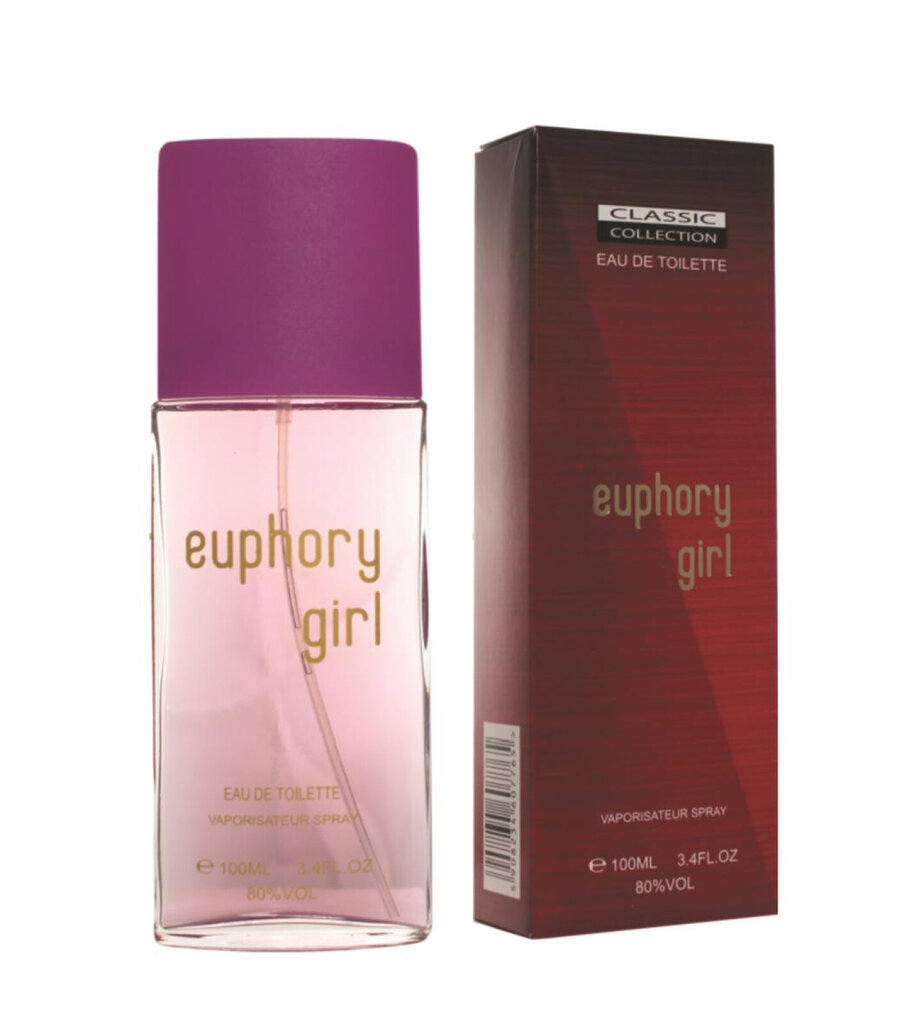 Euphory Girl, naisten eau de toilette, 100ml hinta ja tiedot | Naisten hajuvedet | hobbyhall.fi