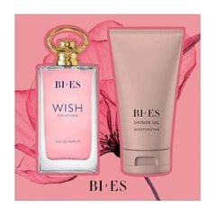 Bi-Es Wish setti naisille: wc-vesi EDT, 90 ml + suihkugeeli, 150 ml hinta ja tiedot | Naisten hajuvedet | hobbyhall.fi