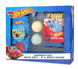 Set Hot Wheels, suihkugeeli ja shampoo, 240 ml + vesipommit, 2x50 g hinta ja tiedot | Lasten ja äitiysajan kosmetiikka | hobbyhall.fi