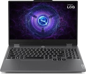 Lenovo LOQ 15IAX9 i5-12450HX 15.6" FHD IPS 300nits AG 144Hz 16GB DDR5 4800 SSD512 GeForce RTX 4050 6GB Win11 Luna Grey hinta ja tiedot | Kannettavat tietokoneet | hobbyhall.fi