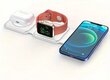 3 in 1 -latausasema Apple-laitteille 20 W:n kokoontaitettava Mag-Safe-laturi Travel Wireless -laturialustaan iPhone 15 14 13 12 Pro/Pro Max/Plus/Mini AirPods 2/3/Pro iWatch Ultra/8/7/SE/6/ 5/4/3/2 hinta ja tiedot | Paristolaturit | hobbyhall.fi