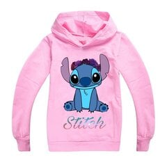 Stitch Print -huppari, poikien ja tyttöjen rento huppari, puuvillainen toppi, huppari, villapaita, sopii teini-ikäisille hinta ja tiedot | Poikien paidat | hobbyhall.fi