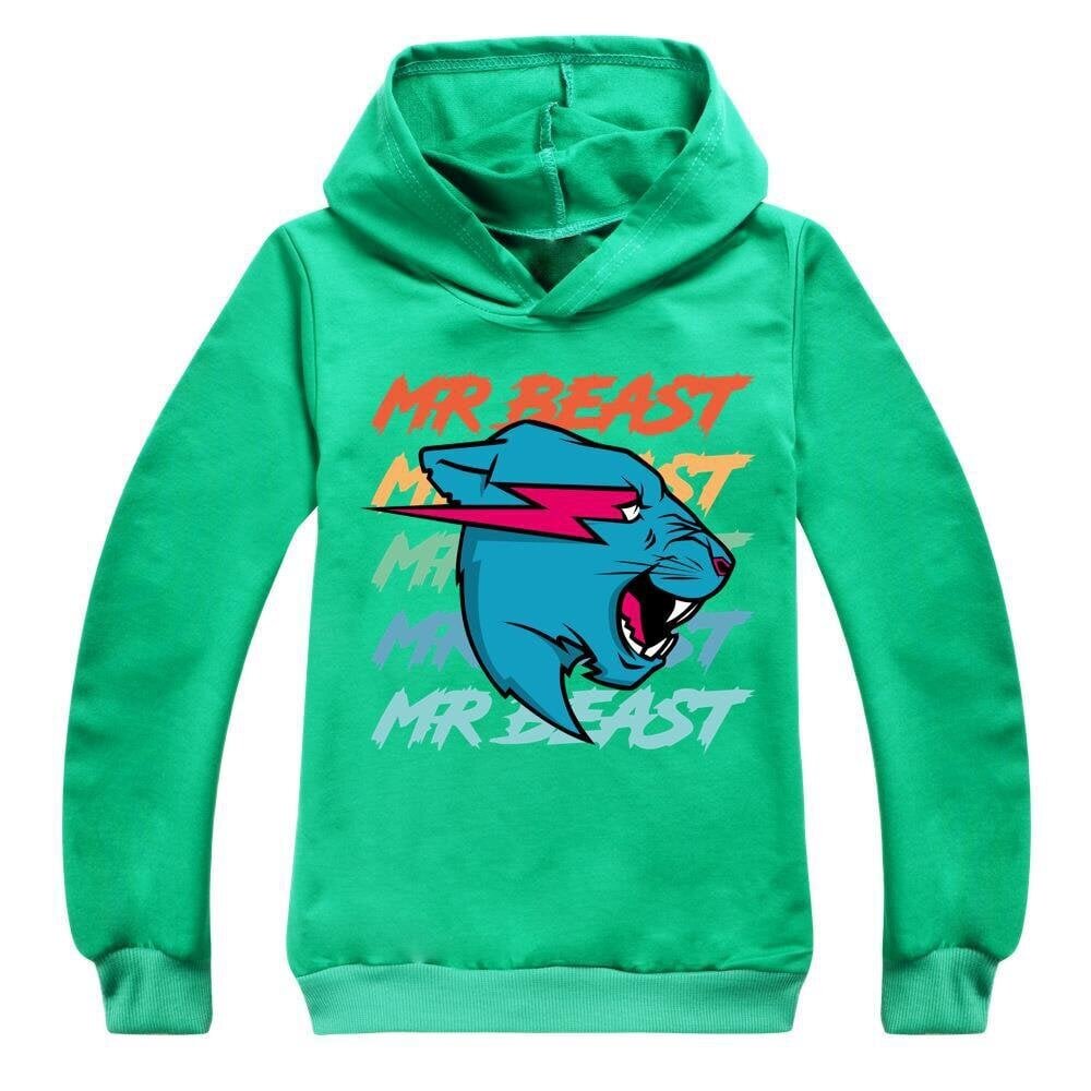 Mr Beast Boys Girls -huppari, rento huppari, puuvillainen toppi, huppari teini-ikäisille hinta ja tiedot | Poikien paidat | hobbyhall.fi