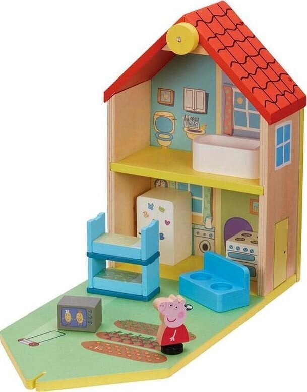 Puutalo Peppa Pig -hahmolla hinta ja tiedot | Tyttöjen lelut | hobbyhall.fi