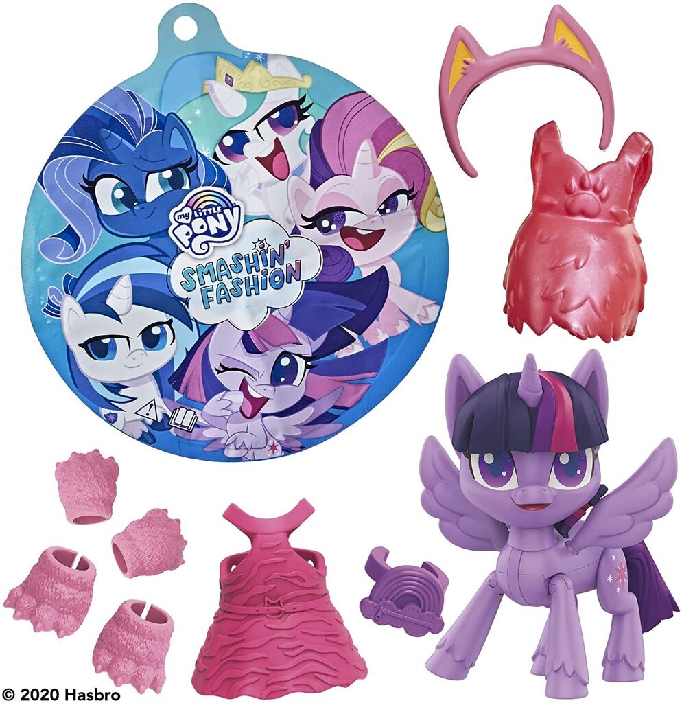 Doll My Little Pony - Smashion Fashion - Twilling Sparkle - 9 d, 10 cm hinta ja tiedot | Tyttöjen lelut | hobbyhall.fi