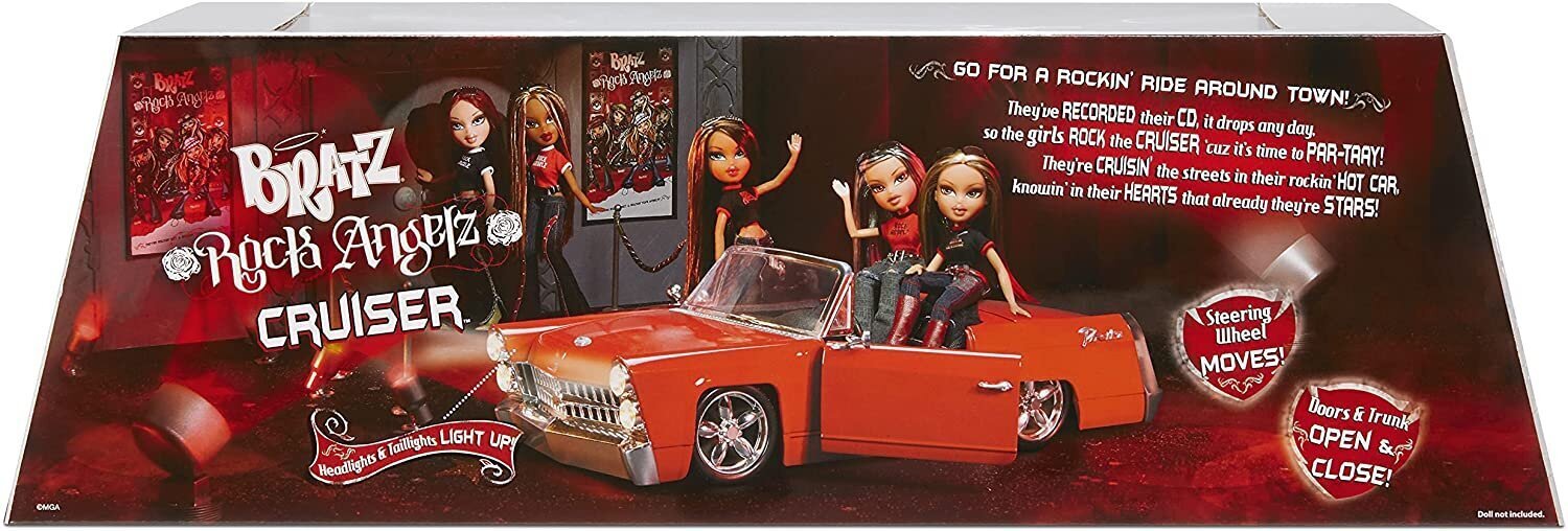 Ainutlaatuinen auto Bratz Rock Angelz Cruiser -nukkeille hinta ja tiedot | Tyttöjen lelut | hobbyhall.fi