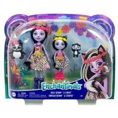 Leikkisetti Enchantimals Sisters lemmikkien kanssa Sage ja Sabella Skunks HCF82 hinta ja tiedot | Enchantimals Lapset | hobbyhall.fi