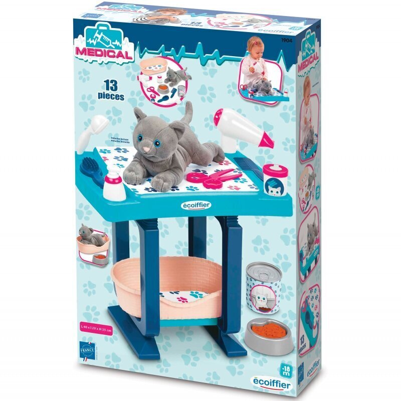 Ecoiffier Veterinary Center Kit lapsille hinta ja tiedot | Tyttöjen lelut | hobbyhall.fi