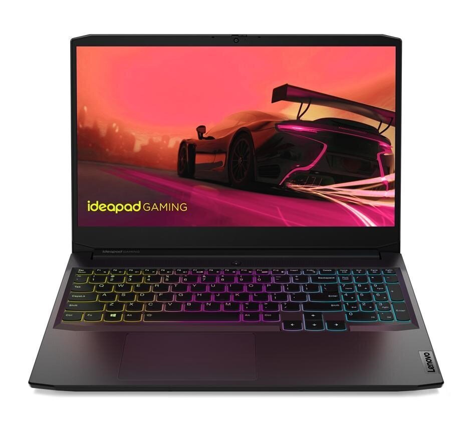 Lenovo IdeaPad Gaming 3 15ACH6 Ryzen 5 5500H 15.6" FHD IPS 250nits AG 60Hz 16GB DDR4 3200 SSD512 GeForce RTX 2050 4GB NoOS Shadow Black hinta ja tiedot | Kannettavat tietokoneet | hobbyhall.fi