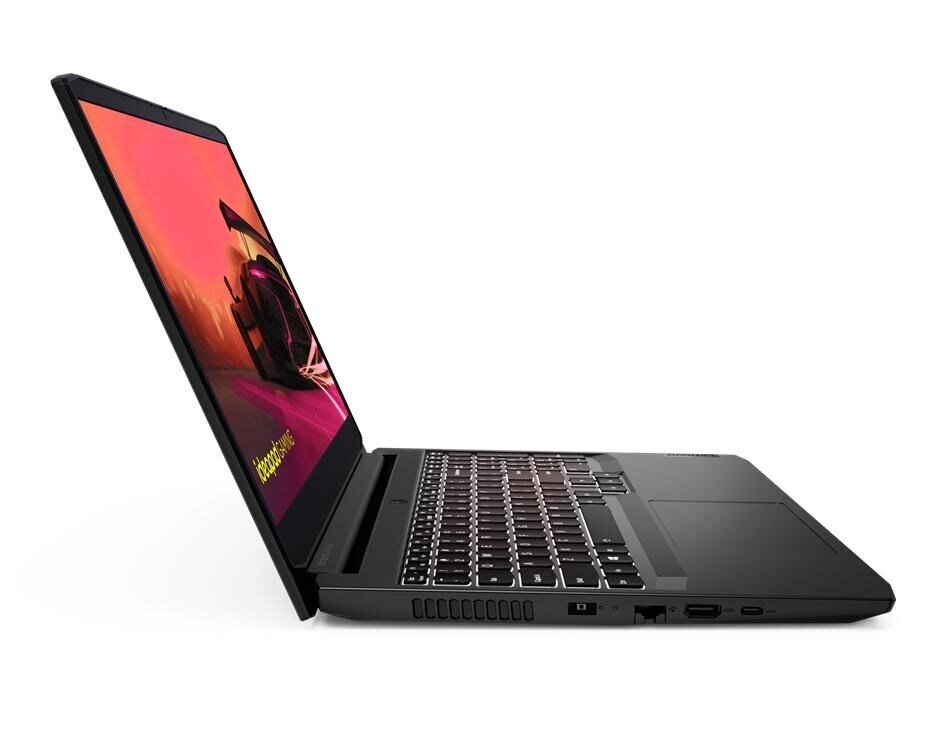 Lenovo IdeaPad Gaming 3 15ACH6 Ryzen 5 5500H 15.6" FHD IPS 250nits AG 60Hz 16GB DDR4 3200 SSD512 GeForce RTX 2050 4GB NoOS Shadow Black hinta ja tiedot | Kannettavat tietokoneet | hobbyhall.fi