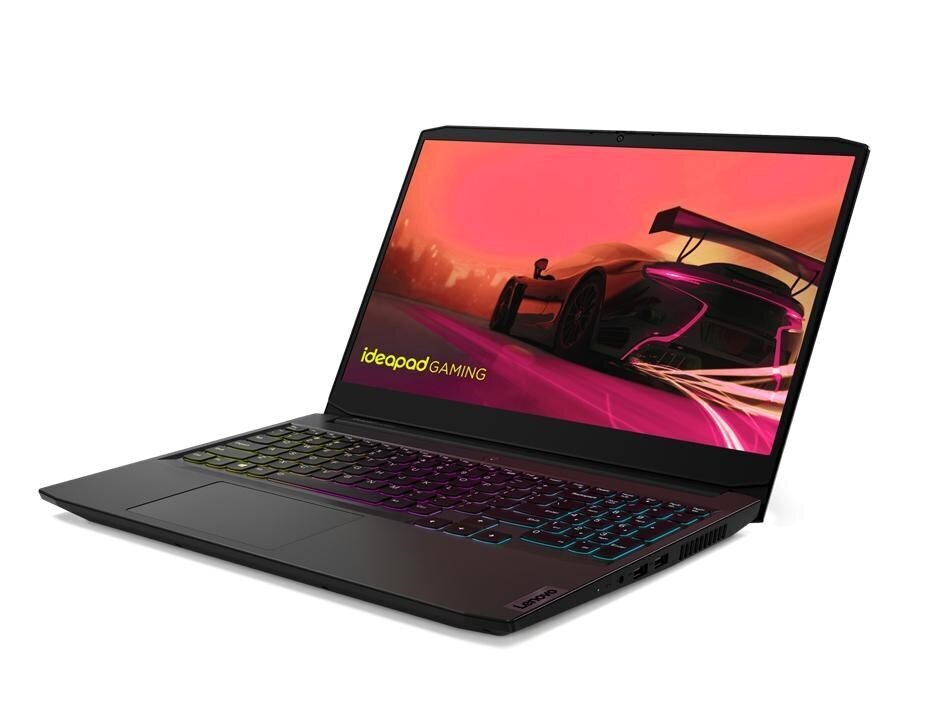 Lenovo IdeaPad Gaming 3 15ACH6 Ryzen 5 5500H 15.6" FHD IPS 250nits AG 60Hz 16GB DDR4 3200 SSD512 GeForce RTX 2050 4GB NoOS Shadow Black hinta ja tiedot | Kannettavat tietokoneet | hobbyhall.fi