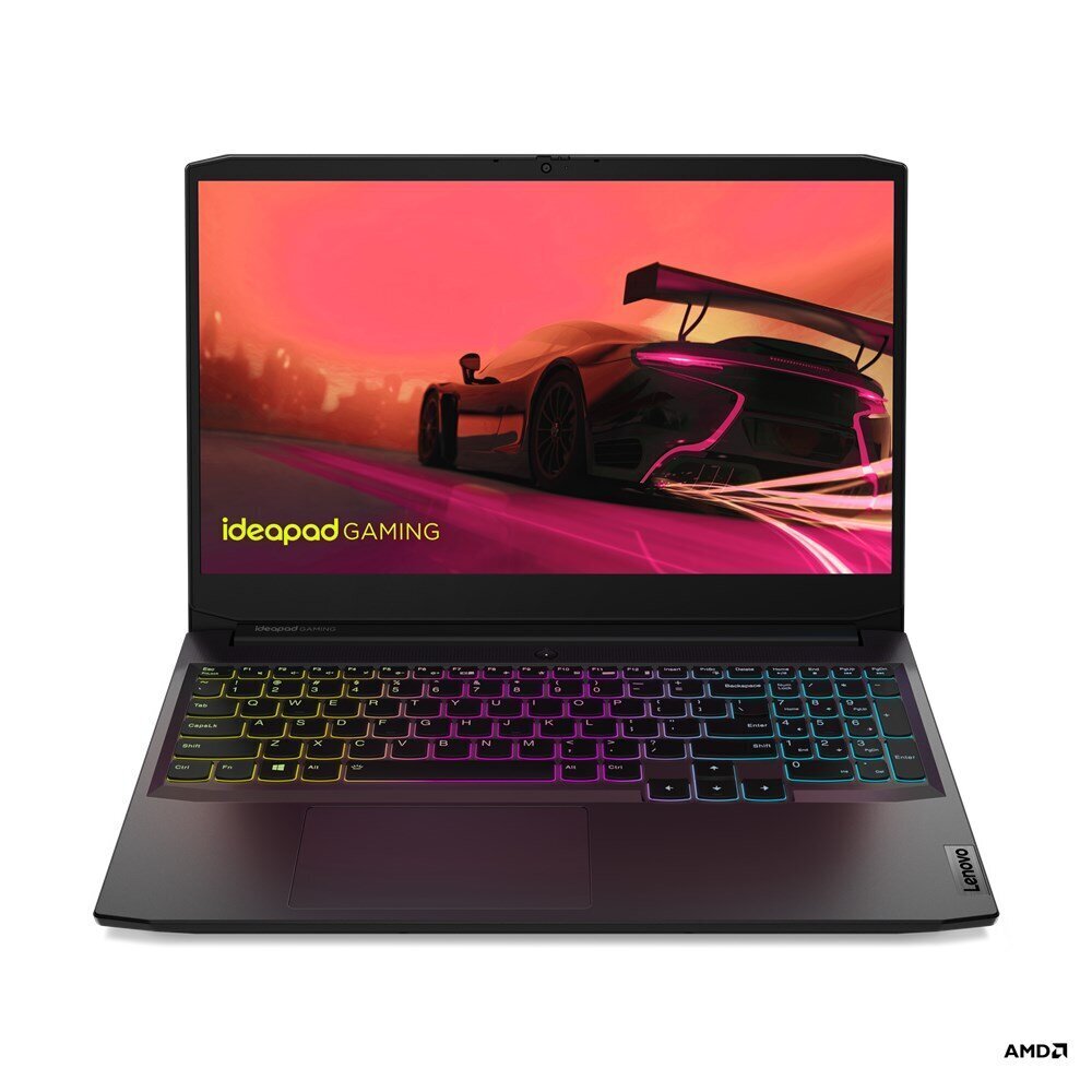 Lenovo IdeaPad Gaming 3 15ACH6 Ryzen 5 5500H 15.6" FHD IPS 300nits AG 144Hz 16GB DDR4 3200 SSD512 GeForce RTX 2050 4GB Win11 Shadow Black hinta ja tiedot | Kannettavat tietokoneet | hobbyhall.fi