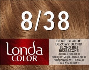 Hiusväri Londacolor, 8/38 Beige Blonde hinta ja tiedot | Hiusvärit | hobbyhall.fi