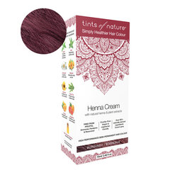 TINTS OF NATURE Henna Cream Burgundy 70 ml hinta ja tiedot | Tints of Nature Hajuvedet ja kosmetiikka | hobbyhall.fi